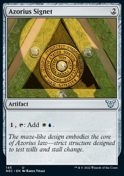 Azorius Signet⁣ - Commander: Kamigawa: Neon Dynasty⁣ (Uncommon)⁣ [145]