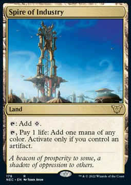 Spire of Industry⁣ - Commander: Kamigawa: Neon Dynasty⁣ (Rare)⁣ [178]
