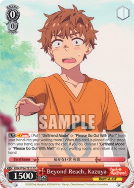 Beyond Reach, Kazuya - Rent-A-Girlfriend (Trial Deck) [KNK/W86-T13]