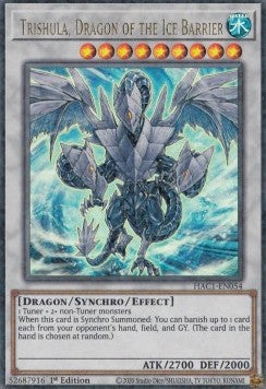 Trishula, Dragon of the Ice Barrier - Hidden Arsenal: Chapter 1 (Ultra Parallel Rare) [HAC1-054]