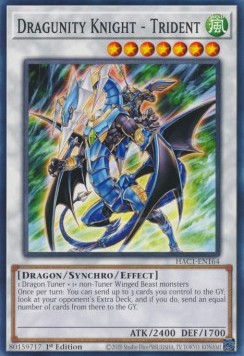 Dragunity Knight - Trident (V.1 - Common) - Hidden Arsenal: Chapter 1 (Common) [HAC1-164]