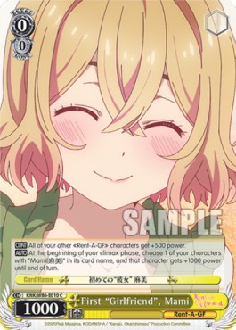 First "Girlfriend", Mami - Rent-A-Girlfriend (Common) [KNK/W86-010]