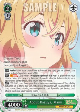 About Kazuya, Mami (V.1 - Rare) - Rent-A-Girlfriend (Rare) [KNK/W86-026]