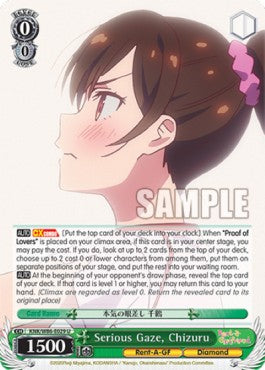 Serious Gaze, Chizuru - Rent-A-Girlfriend (Uncommon) [KNK/W86-029]