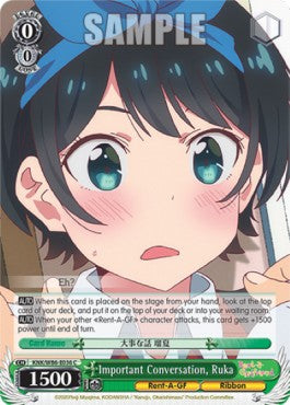 Important Conversation, Ruka - Rent-A-Girlfriend (Common) [KNK/W86-036]