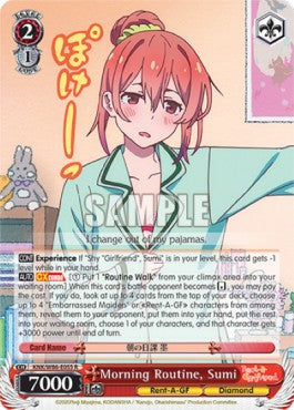 Morning Routine, Sumi (V.1 - Rare) - Rent-A-Girlfriend (Rare) [KNK/W86-055]