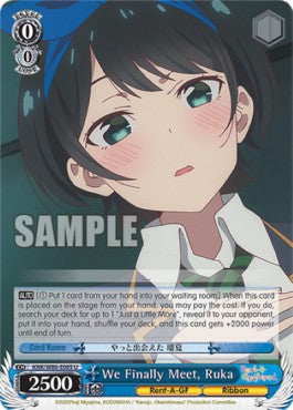We Finally Meet, Ruka - Rent-A-Girlfriend (Uncommon) [KNK/W86-085]