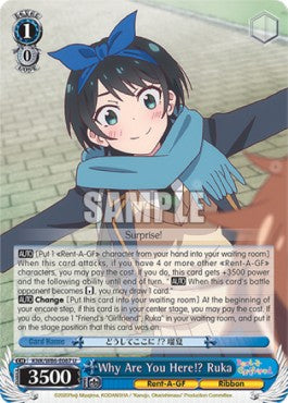 Why Are You Here!? Ruka - Rent-A-Girlfriend (Uncommon) [KNK/W86-087]