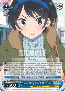 "Come Along Blindfolded" Ruka - Rent-A-Girlfriend (Uncommon) [KNK/W86-090]