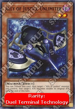 Ally of Justice Unlimiter (V.2 - Parallel Rare) - Hidden Arsenal: Chapter 1 (Parallel Rare) [HAC1-086]