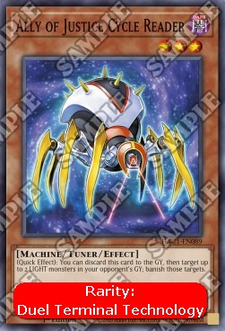 Ally of Justice Cycle Reader (V.2 - Parallel Rare)⁣ - Hidden Arsenal: Chapter 1⁣ (Parallel Rare)⁣ [089]