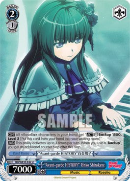 "Avant-garde HISTORY" Rinko Shirokane⁣ - Poppin’Party×Roselia⁣ (Uncommon)⁣ [042]