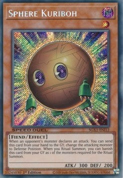 Sphere Kuriboh (V.2 - Secret Rare) - Speed Duel GX: Duel Academy Box (Secret Rare) [SGX1-I12]