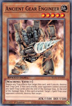 Ancient Gear Engineer⁣ - Speed Duel GX: Duel Academy Box⁣ (Common)⁣ [D09]