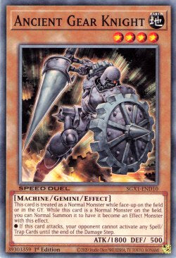 Ancient Gear Knight⁣ - Speed Duel GX: Duel Academy Box⁣ (Common)⁣ [D10]