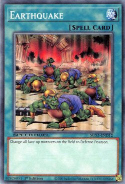 Earthquake⁣ - Speed Duel GX: Duel Academy Box⁣ (Common)⁣ [D12]