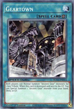Geartown⁣ - Speed Duel GX: Duel Academy Box⁣ (Common)⁣ [D14]