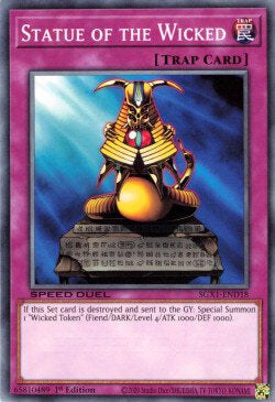Statue of the Wicked⁣ - Speed Duel GX: Duel Academy Box⁣ (Common)⁣ [D18]
