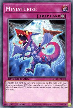 Miniaturize⁣ - Speed Duel GX: Duel Academy Box⁣ (Common)⁣ [D20]