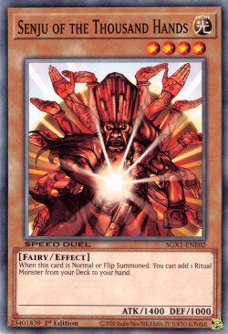 Senju of the Thousand Hands⁣ - Speed Duel GX: Duel Academy Box⁣ (Common)⁣ [E02]