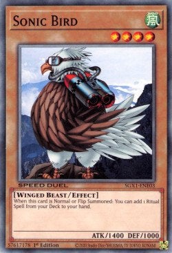 Sonic Bird⁣ - Speed Duel GX: Duel Academy Box⁣ (Common)⁣ [E03]