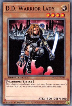 D.D. Warrior Lady (V.1 - Common) - Speed Duel GX: Duel Academy Box (Common) [SGX1-E04]