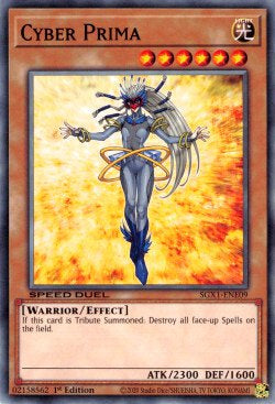 Cyber Prima⁣ - Speed Duel GX: Duel Academy Box⁣ (Common)⁣ [E09]