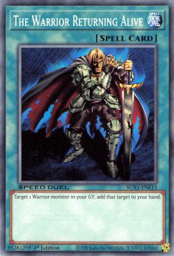 The Warrior Returning Alive⁣ - Speed Duel GX: Duel Academy Box⁣ (Common)⁣ [E13]