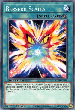 Berserk Scales⁣ - Speed Duel GX: Duel Academy Box⁣ (Common)⁣ [E16]