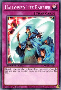 Hallowed Life Barrier⁣ - Speed Duel GX: Duel Academy Box⁣ (Common)⁣ [E18]