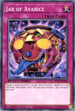 Jar of Avarice⁣ - Speed Duel GX: Duel Academy Box⁣ (Common)⁣ [E20]