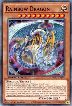 Rainbow Dragon (V.1 - Common)⁣ - Speed Duel GX: Duel Academy Box⁣ (Common)⁣ [F01]