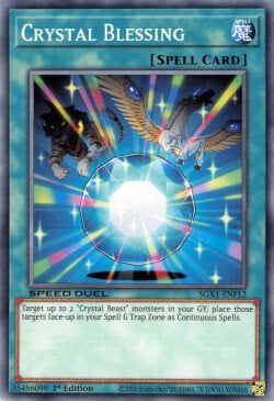 Crystal Blessing⁣ - Speed Duel GX: Duel Academy Box⁣ (Common)⁣ [F12]