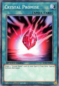 Crystal Promise⁣ - Speed Duel GX: Duel Academy Box⁣ (Common)⁣ [F13]