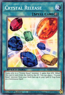 Crystal Release⁣ - Speed Duel GX: Duel Academy Box⁣ (Common)⁣ [F14]