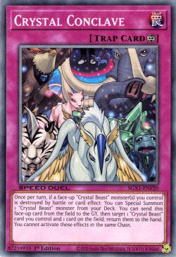 Crystal Conclave⁣ - Speed Duel GX: Duel Academy Box⁣ (Common)⁣ [F20]