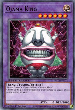 Ojama King (V.1 - Common)⁣ - Speed Duel GX: Duel Academy Box⁣ (Common)⁣ [C21]