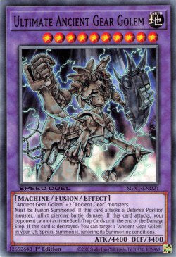 Ultimate Ancient Gear Golem (V.1 - Common)⁣ - Speed Duel GX: Duel Academy Box⁣ (Common)⁣ [D21]