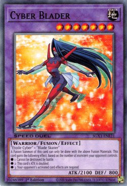 Cyber Blader (V.1 - Common)⁣ - Speed Duel GX: Duel Academy Box⁣ (Common)⁣ [E21]