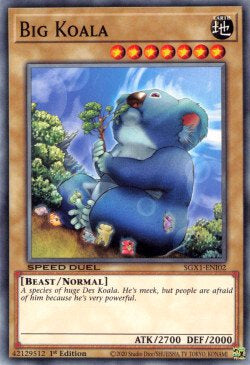 Big Koala⁣ - Speed Duel GX: Duel Academy Box⁣ (Common)⁣ [I02]