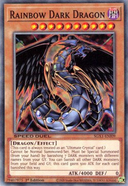 Rainbow Dark Dragon⁣ - Speed Duel GX: Duel Academy Box⁣ (Common)⁣ [I09]