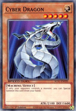 Cyber Dragon (V.1 - Common)⁣ - Speed Duel GX: Duel Academy Box⁣ (Common)⁣ [G01]