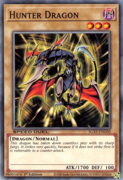 Hunter Dragon⁣ - Speed Duel GX: Duel Academy Box⁣ (Common)⁣ [G02]