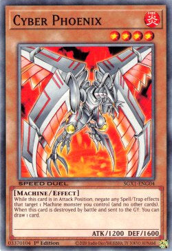 Cyber Phoenix⁣ - Speed Duel GX: Duel Academy Box⁣ (Common)⁣ [G04]