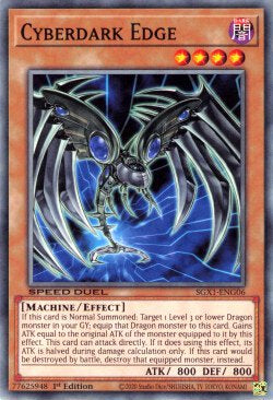 Cyberdark Edge⁣ - Speed Duel GX: Duel Academy Box⁣ (Common)⁣ [G06]