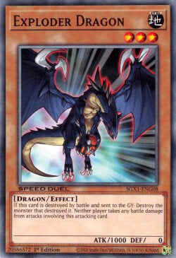 Exploder Dragon⁣ - Speed Duel GX: Duel Academy Box⁣ (Common)⁣ [G08]
