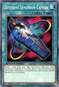 Different Dimension Capsule⁣ - Speed Duel GX: Duel Academy Box⁣ (Common)⁣ [G12]