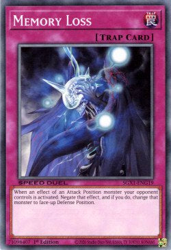 Memory Loss⁣ - Speed Duel GX: Duel Academy Box⁣ (Common)⁣ [G19]