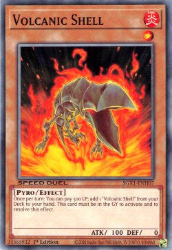 Volcanic Shell⁣ - Speed Duel GX: Duel Academy Box⁣ (Common)⁣ [H07]