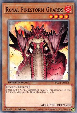 Royal Firestorm Guards⁣ - Speed Duel GX: Duel Academy Box⁣ (Common)⁣ [H11]